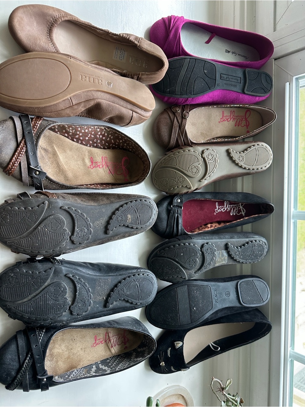 Jellypop, American Eagle and Children’s Place Ballet Flats 7 pairs
